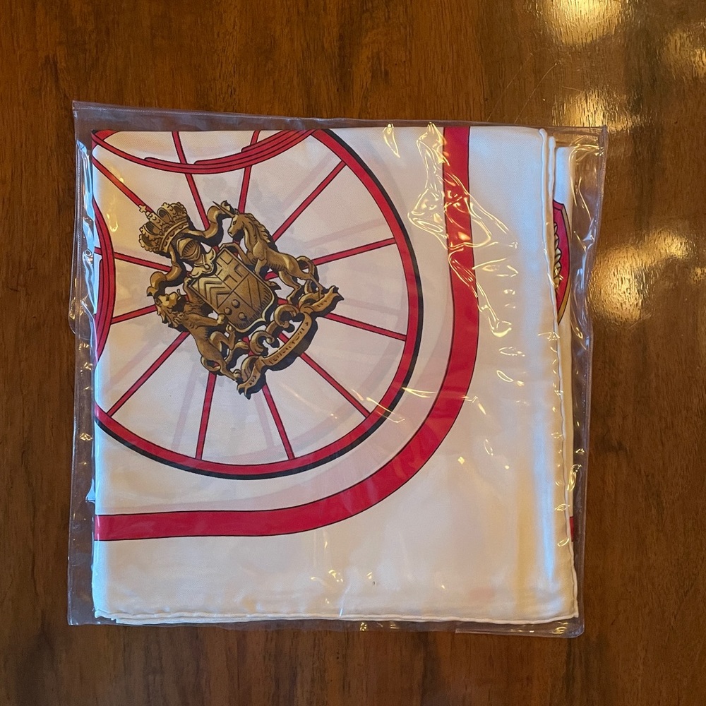 Hermes Vintage Springs Silk Scarf